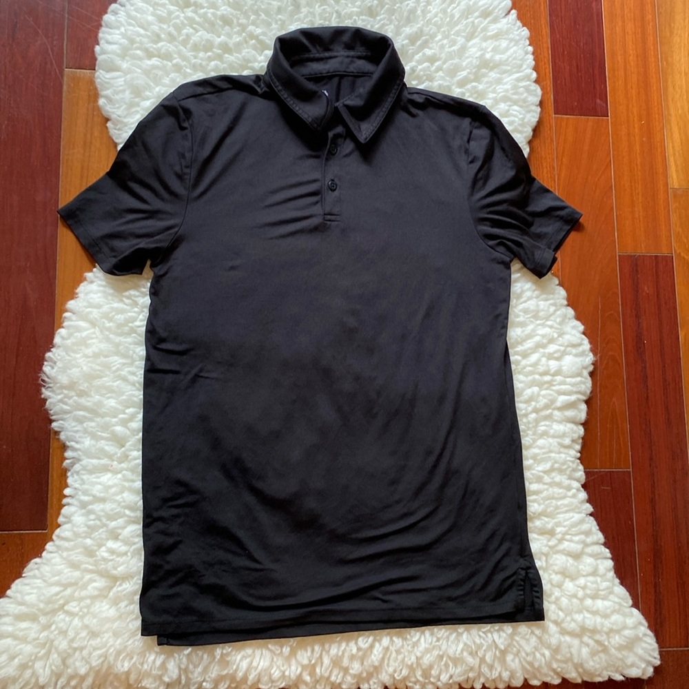 All In Motion Women’s Button Up Black Polo Size Small